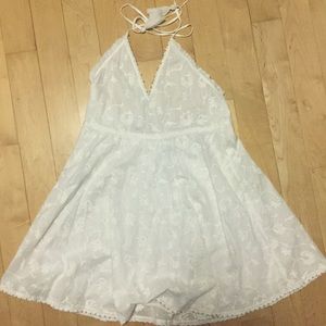 White floral Zara dress